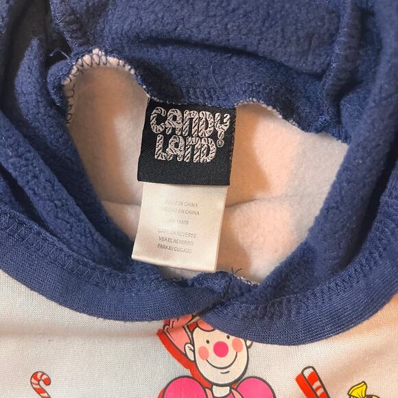 Candy Land Hoodie - Size 3T - white Blue Nostalgia Board Game Candyland - Picture 3 of 8